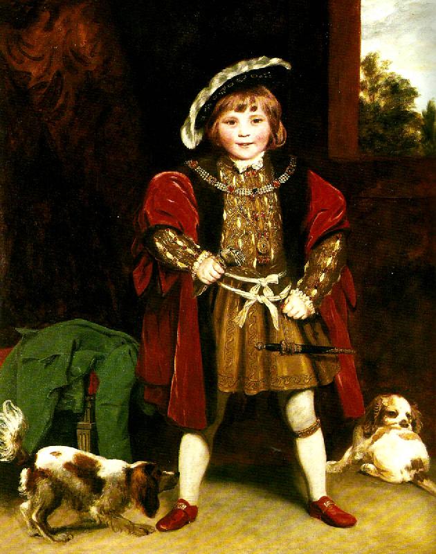 Sir Joshua Reynolds master crewe as henry oil painting picture